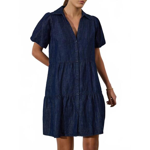 BROCHU WALKER Dresses & Skirts - NEW BROCHU WALKER havana mini dress in indigo